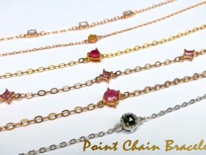 point chain bracelet パワーストーン