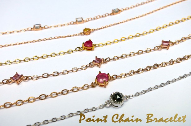 point chain bracelet パワーストーン